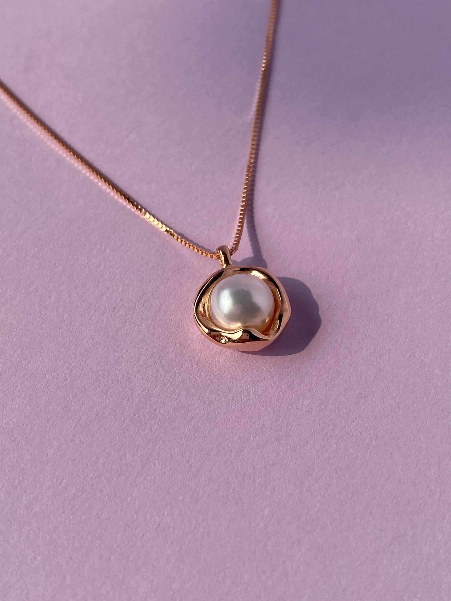 Pearl Essence Rose Gold chain