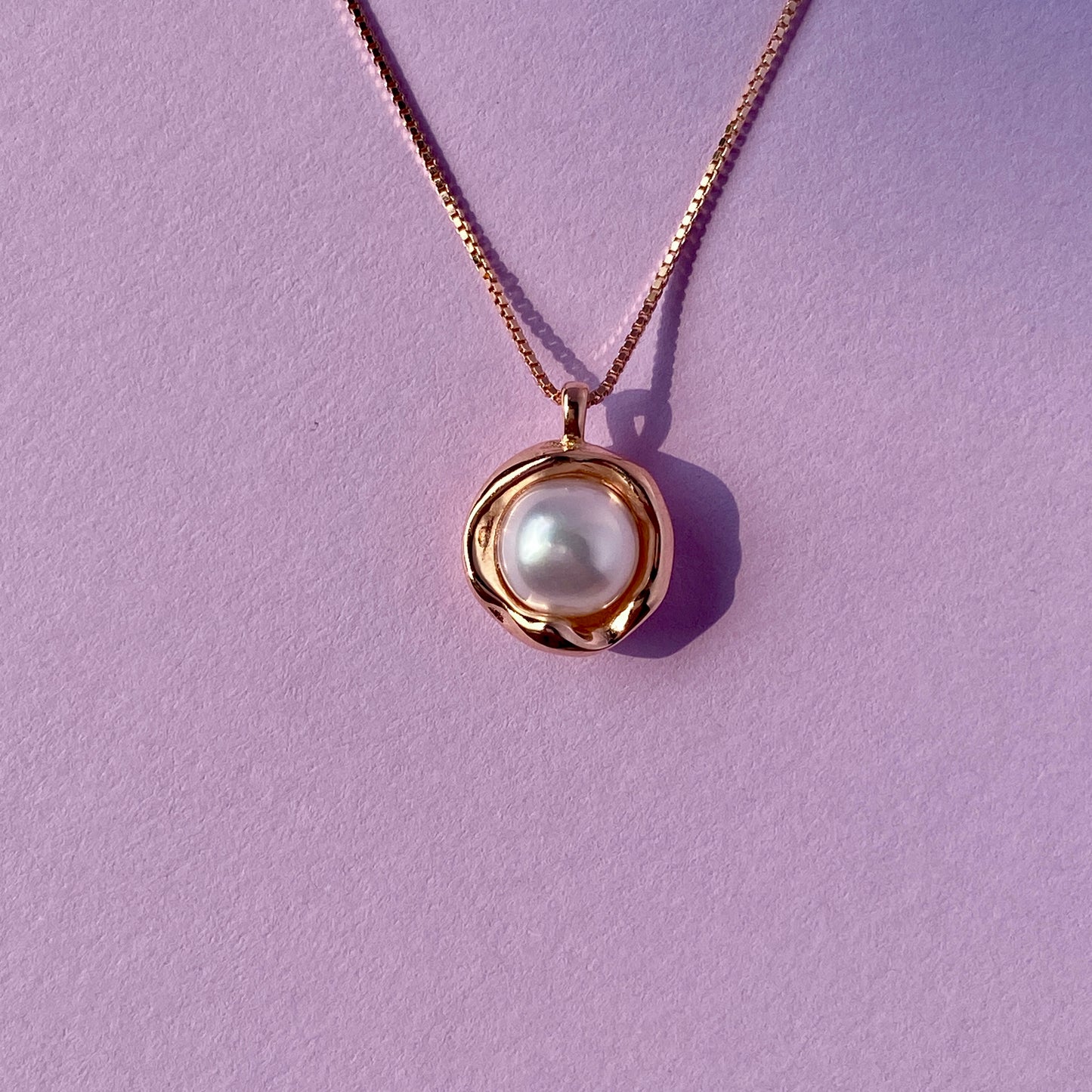 Pearl Essence Rose Gold chain