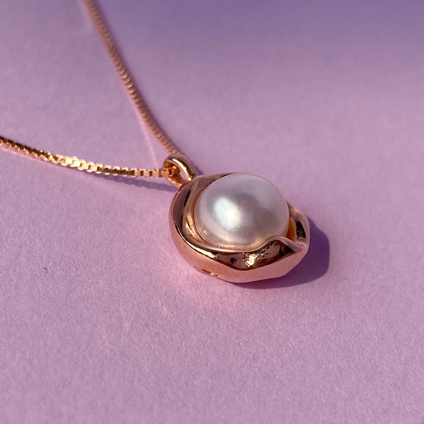 Pearl Essence Rose Gold chain